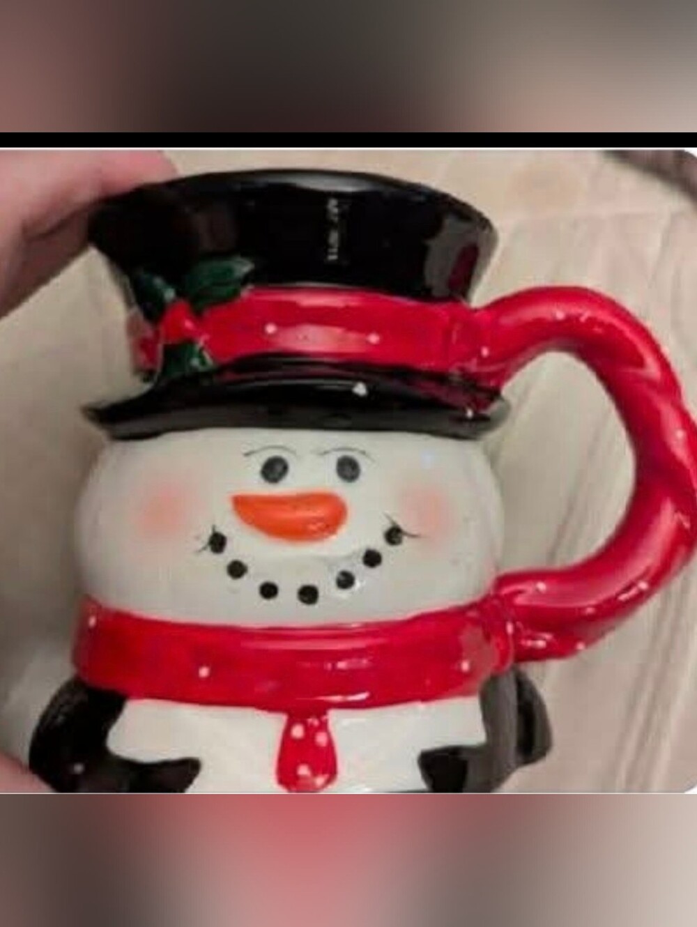 Snowman Ceramic Mug
